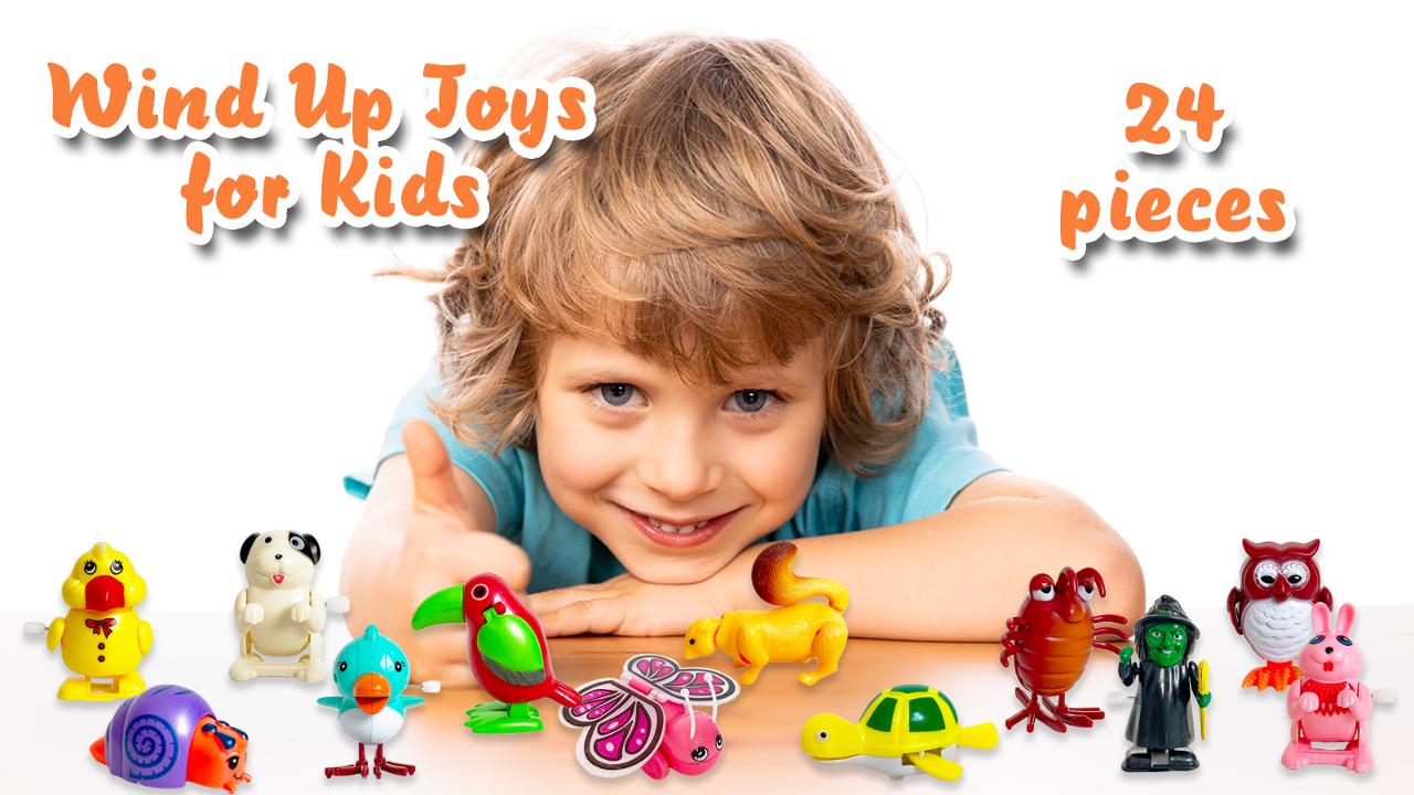 Watch 24 Pcs Wind Up Toys on Amazon Live